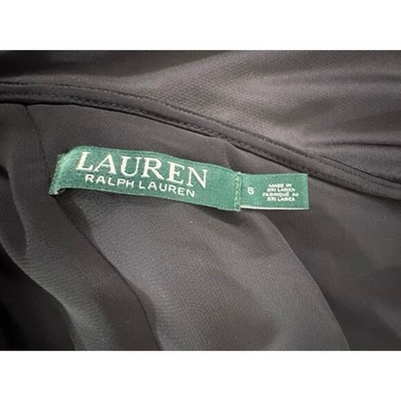 "LAUREN RALPH LAUREN" One Shoulder Cocktail Dress SZ 6 Sexy Club Wedding Elegant - Picture 4 of 15